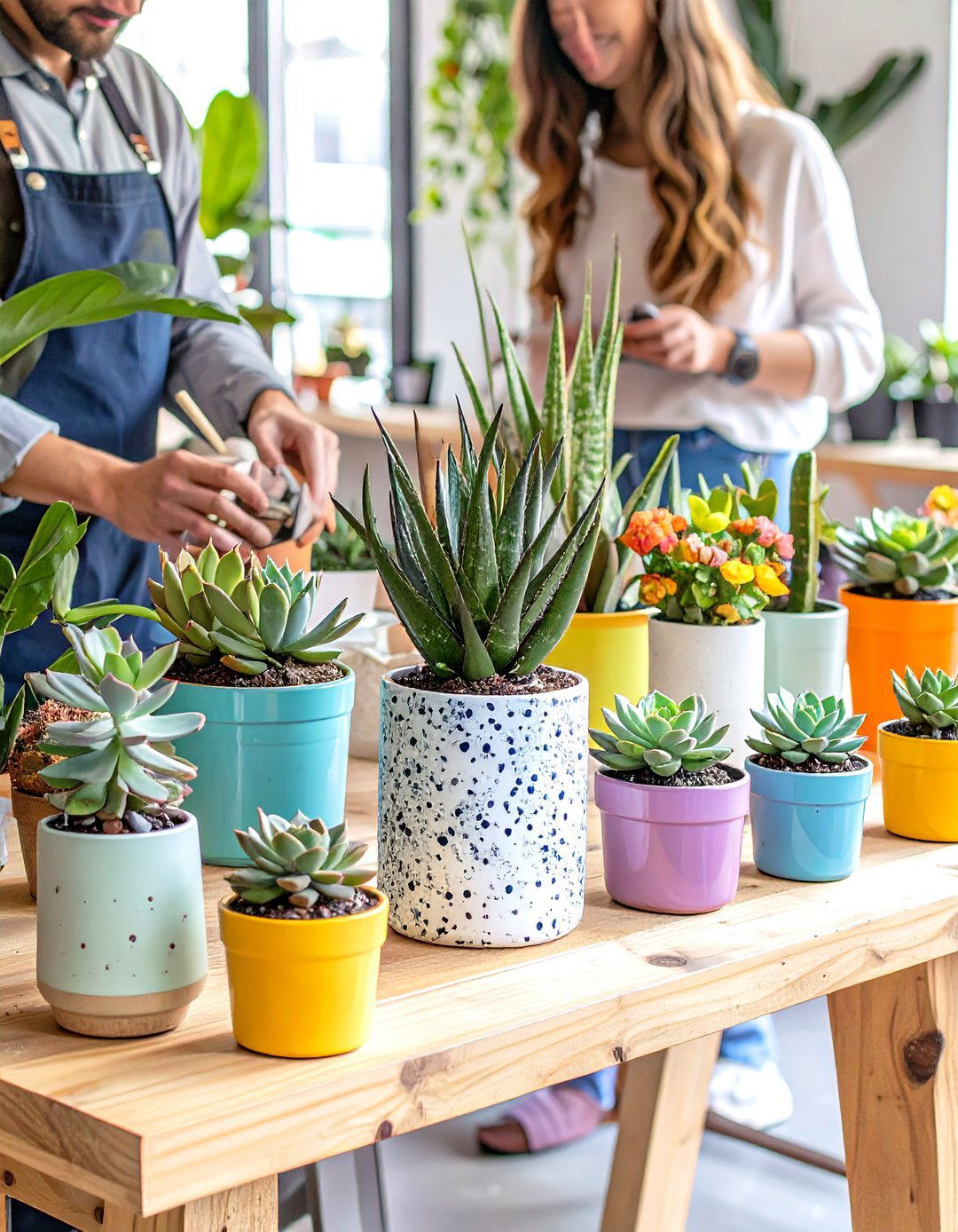 A Desk Plant Party - 30 office birthday ideas
