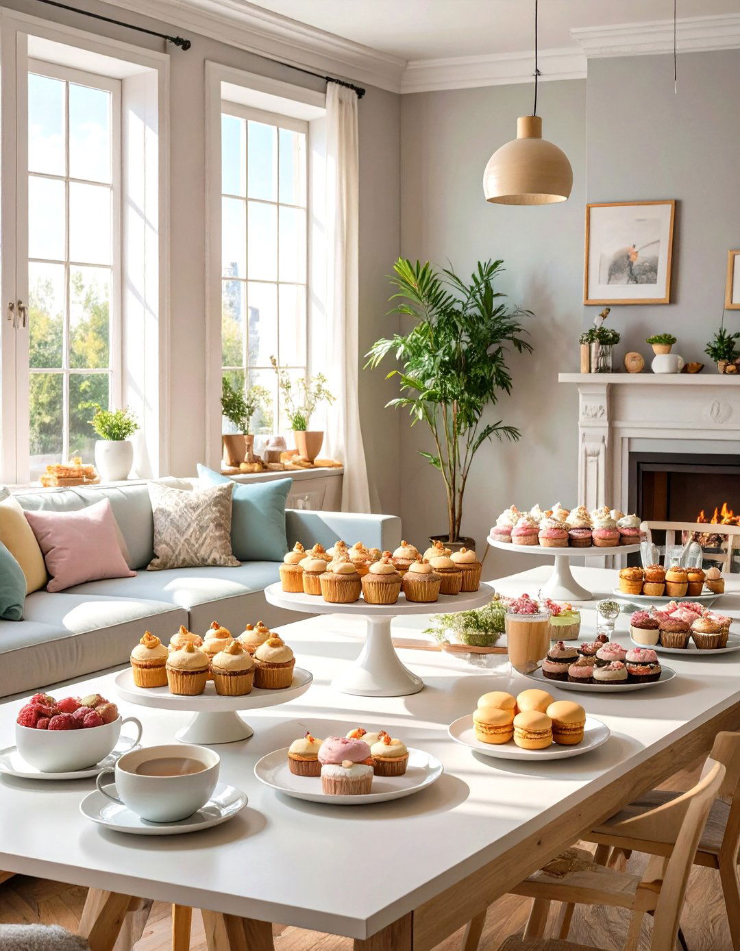 A Dessert and Coffee Tasting Shower - 30 small baby shower ideas