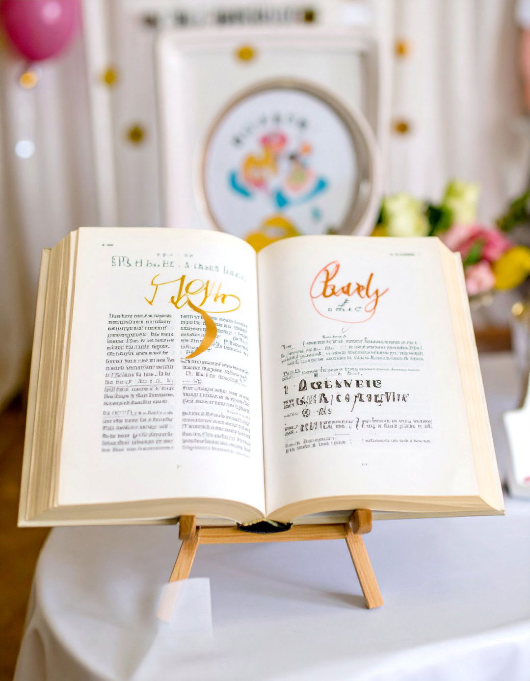 A Dictionary for Baby Guest Book - 30 baby shower guest book ideas