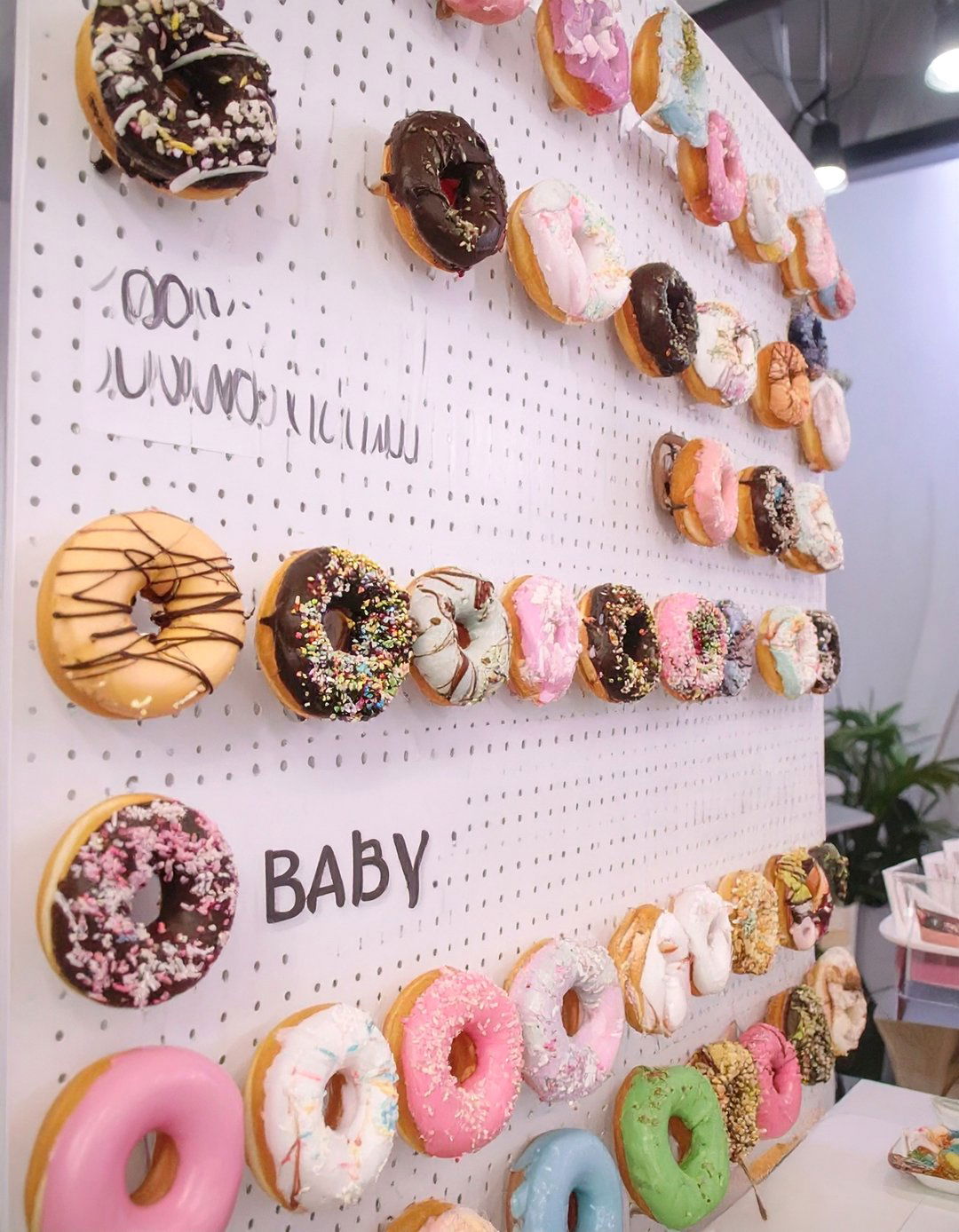 A Donut You Know Were Having a Baby Wall - 30 baby shower dessert ideas