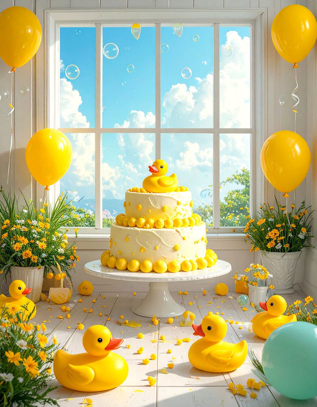 A Double Trouble Double Bubble Bath Time Theme - 30 twin baby shower ideas
