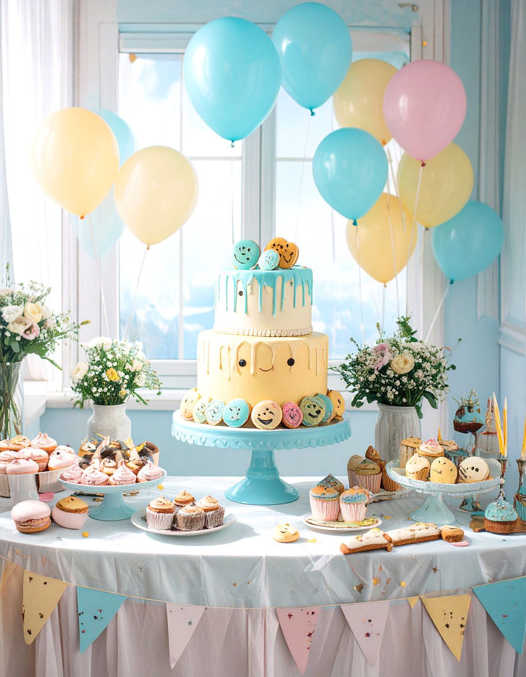 A Double the Giggles Double the Grins Party - 30 twin baby shower ideas