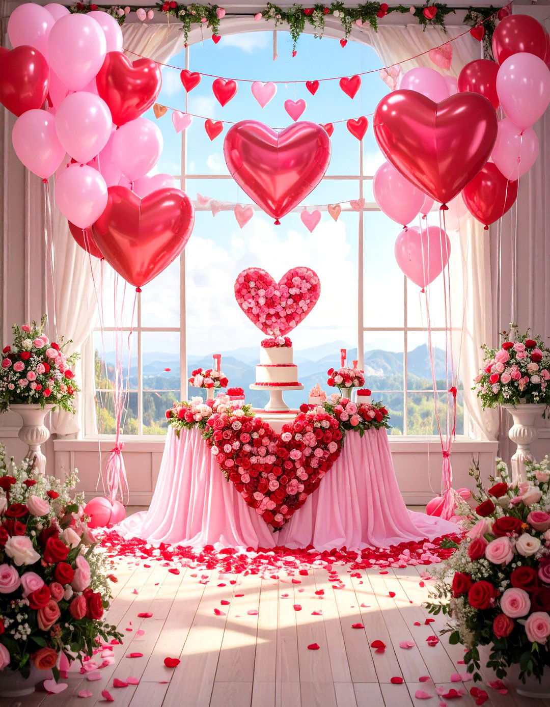 A Double the Love Heart Theme - 30 twin baby shower ideas