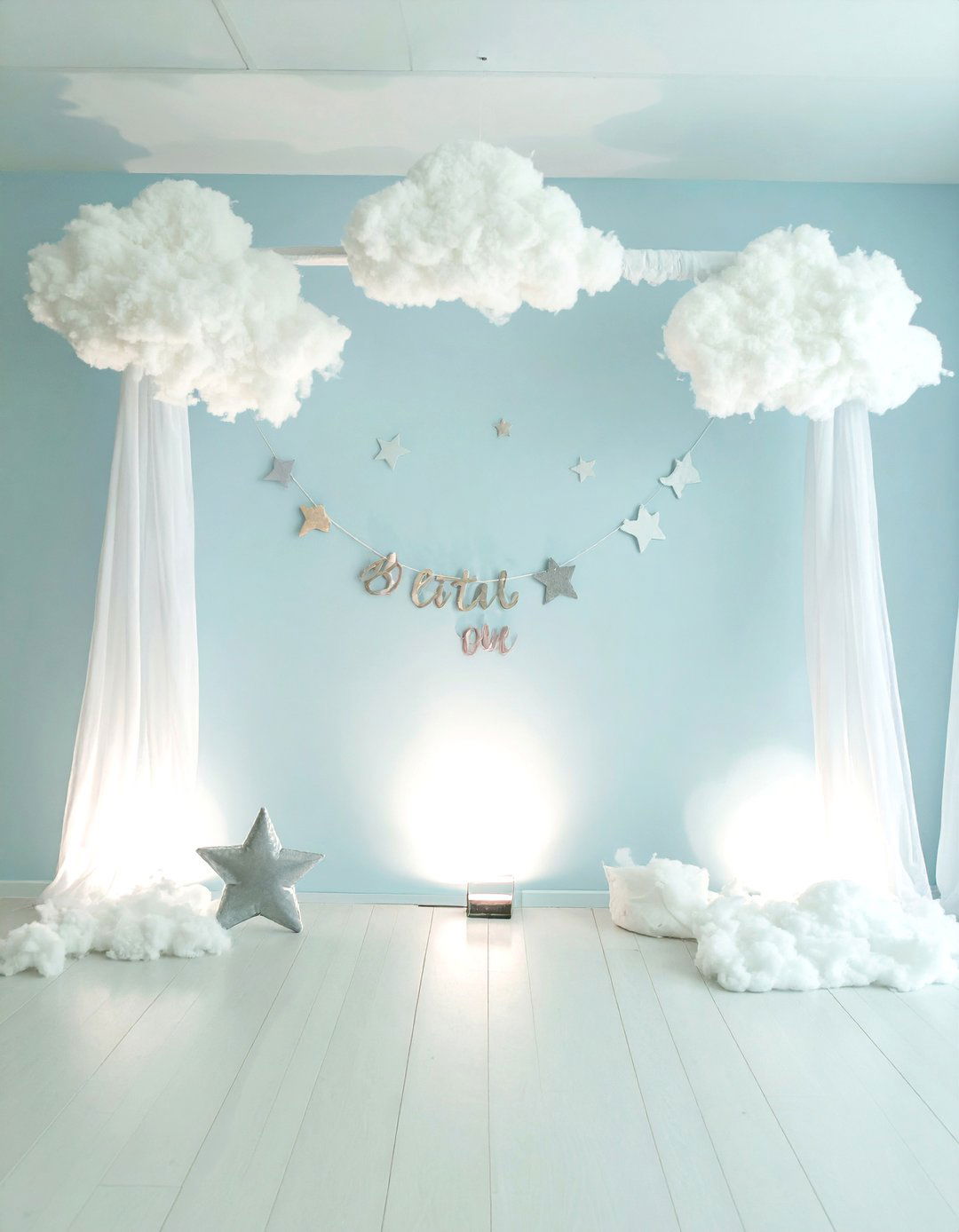 A Dream Big Little One Cloud Baby Shower - 30 neutral baby shower ideas