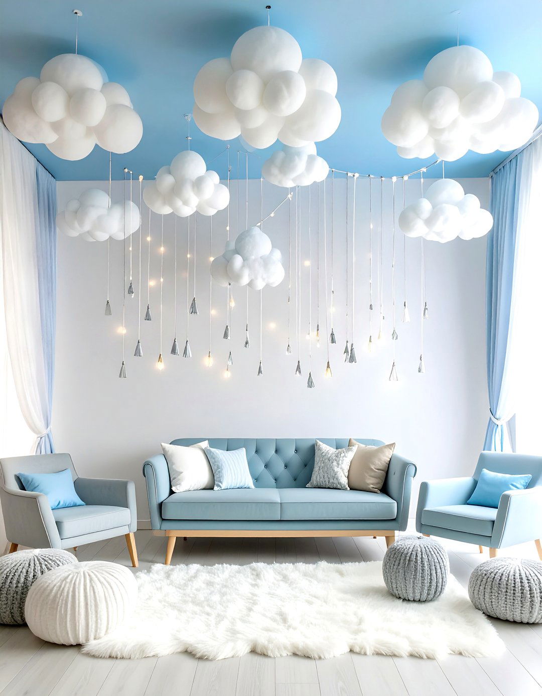 A Dream Big Little One Cloud Shower - 30 baby shower ideas