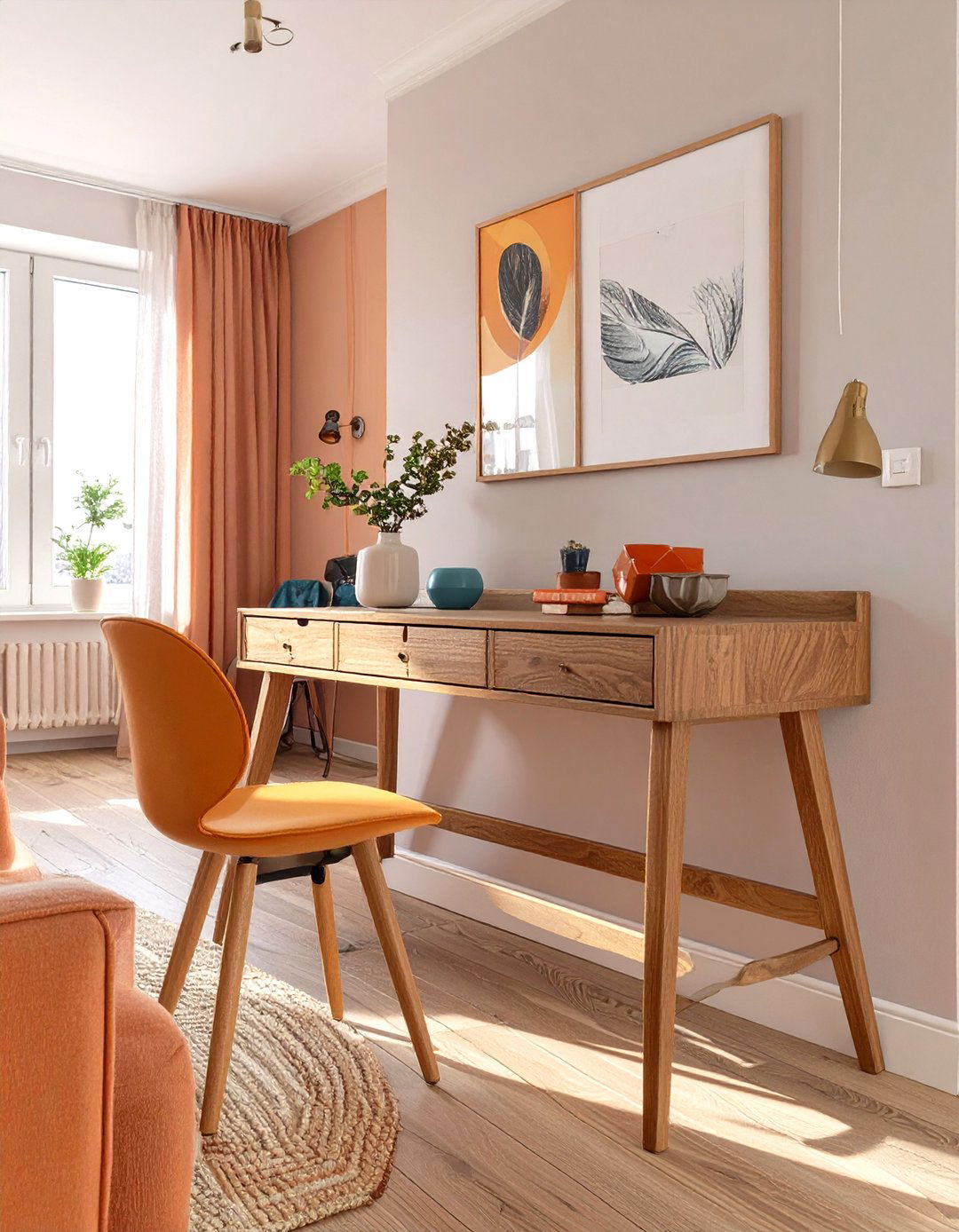 A Drop Leaf Console Table for Adaptability - 30 small narrow living room ideas