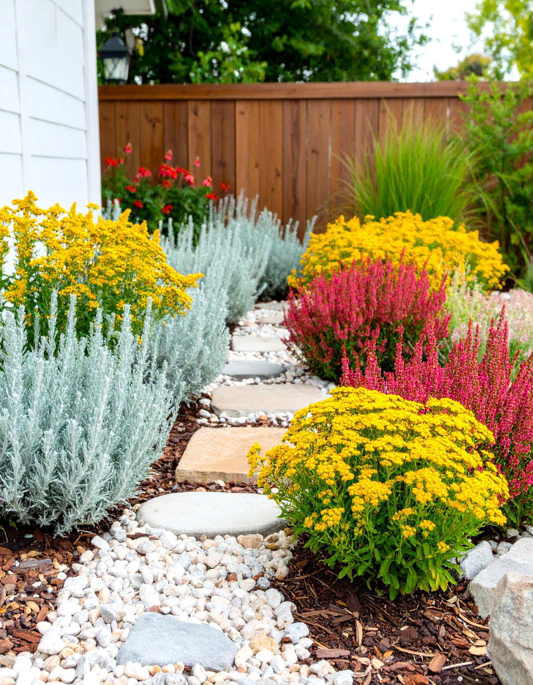 A Drought Tolerant Perennial Garden - 30 perennial garden ideas
