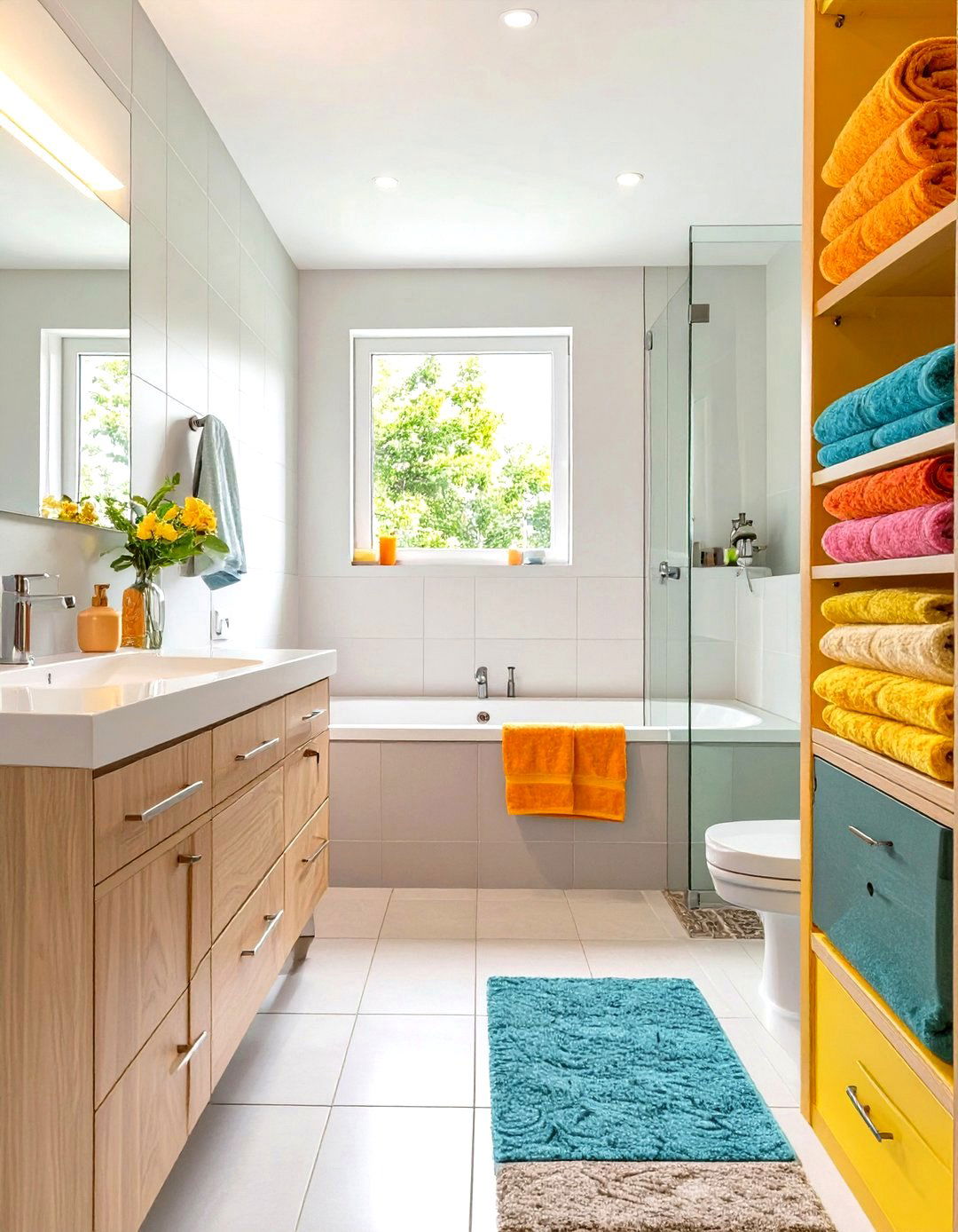 A Family Friendly Bathroom Design - 30 kitchen and bath design ideas