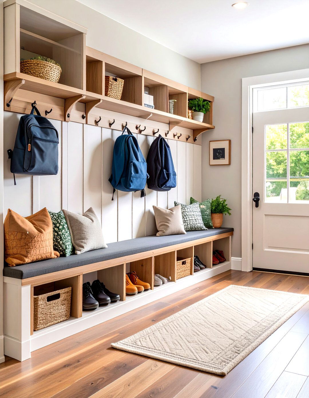 A Family Friendly Entry Hallway Drop Zone - 30 entry hallway ideas