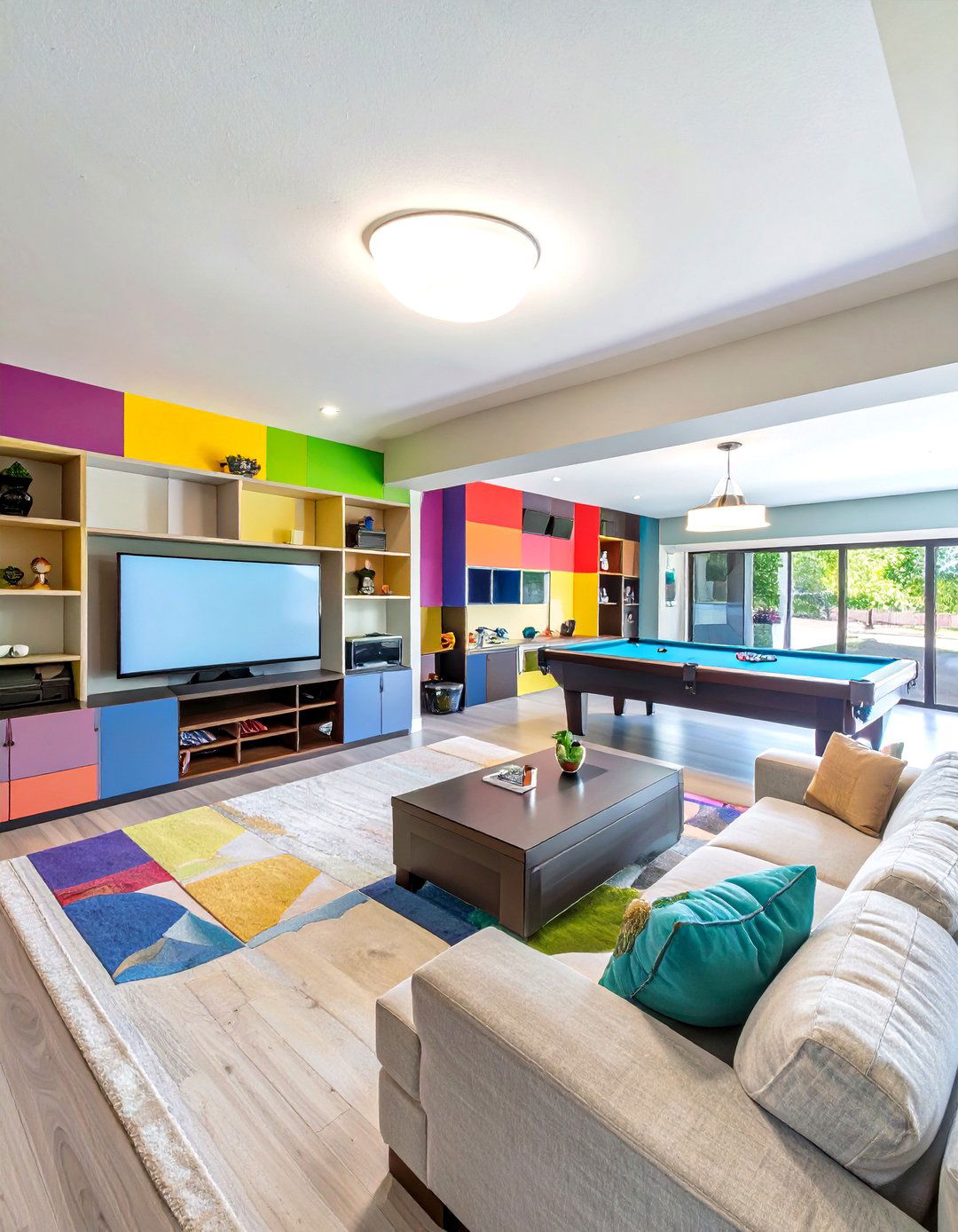 A Family Friendly Game Room - 30 garage extension ideas