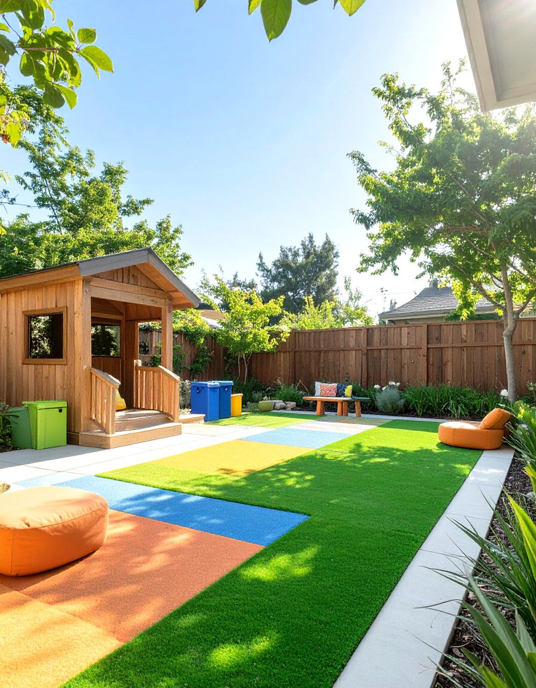 A Family Friendly Play Zone - 30 outdoor  decorating ideas