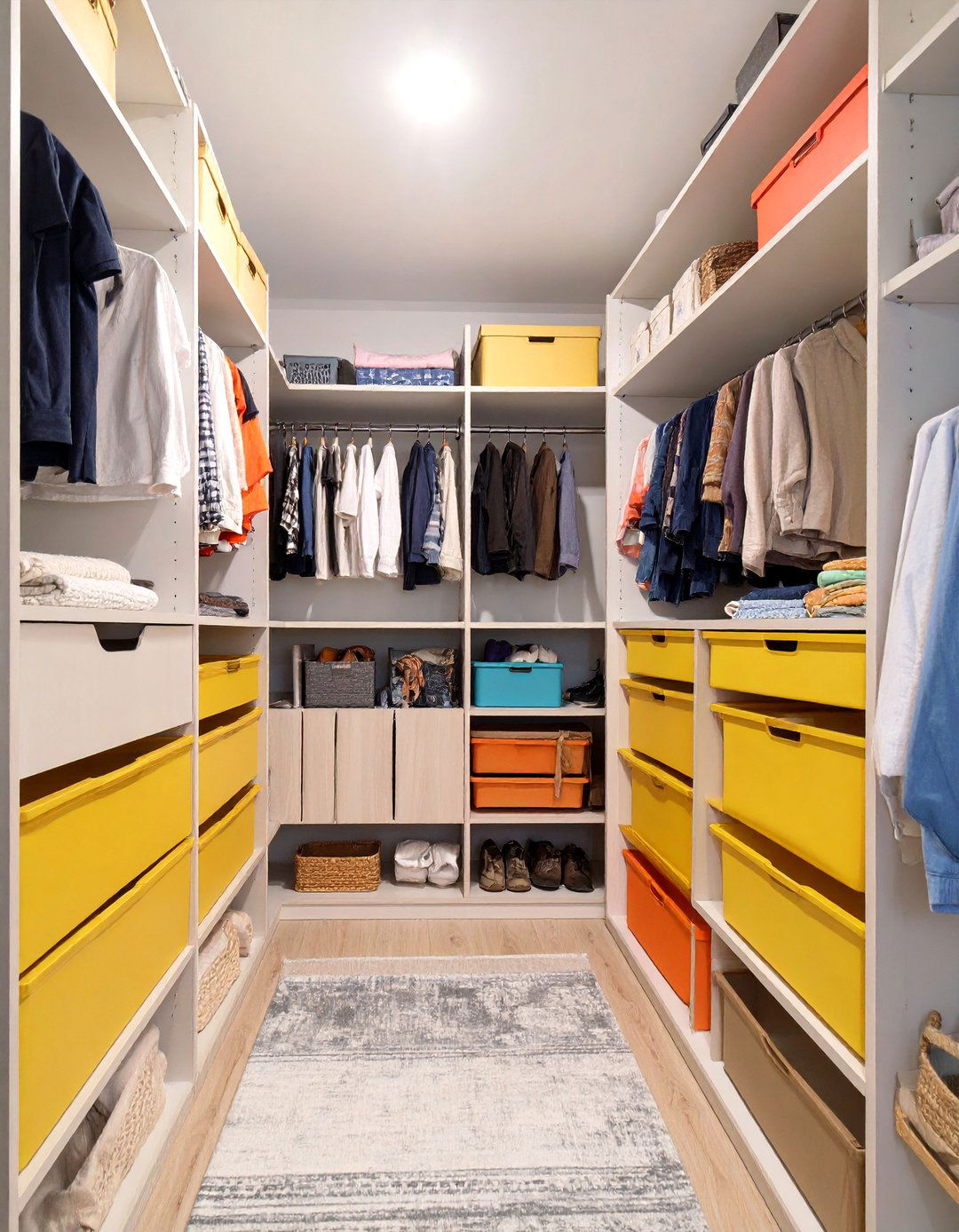 A Family Friendly Shared Closet - 30 closet design software ideas