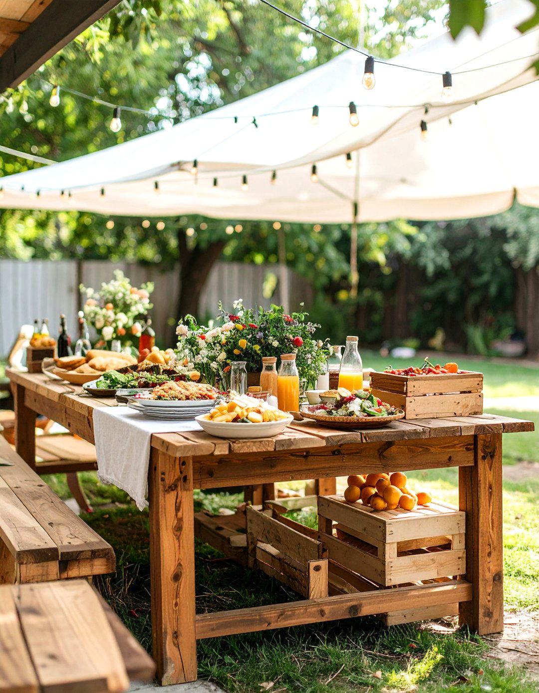 A Farmers Market Fresh Fest - 30 backyard birthday party ideas