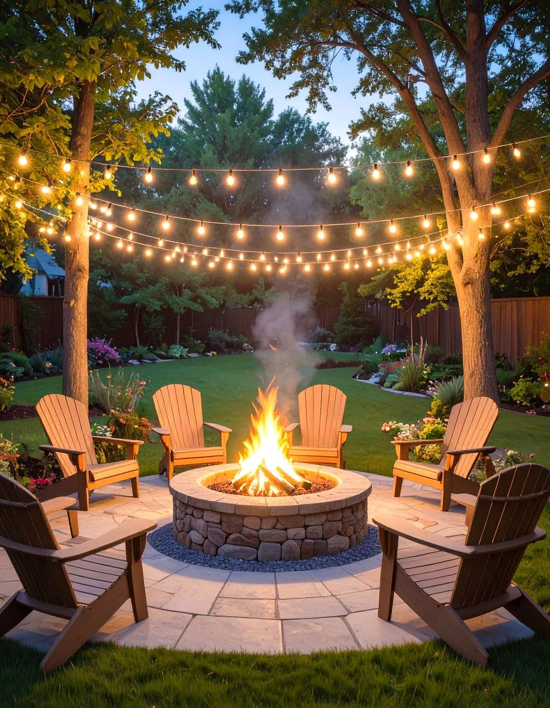 A Fire Pit Gathering Hub - 30 backyard remodel ideas