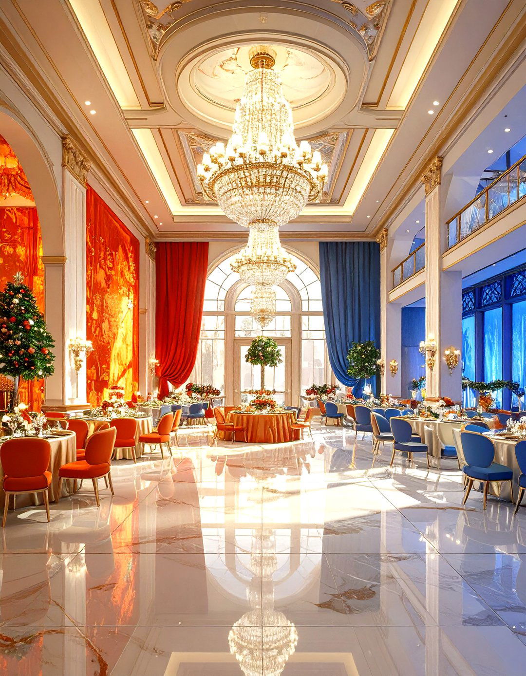 A Fire and Ice Themed Ball - 30 office holiday party ideas