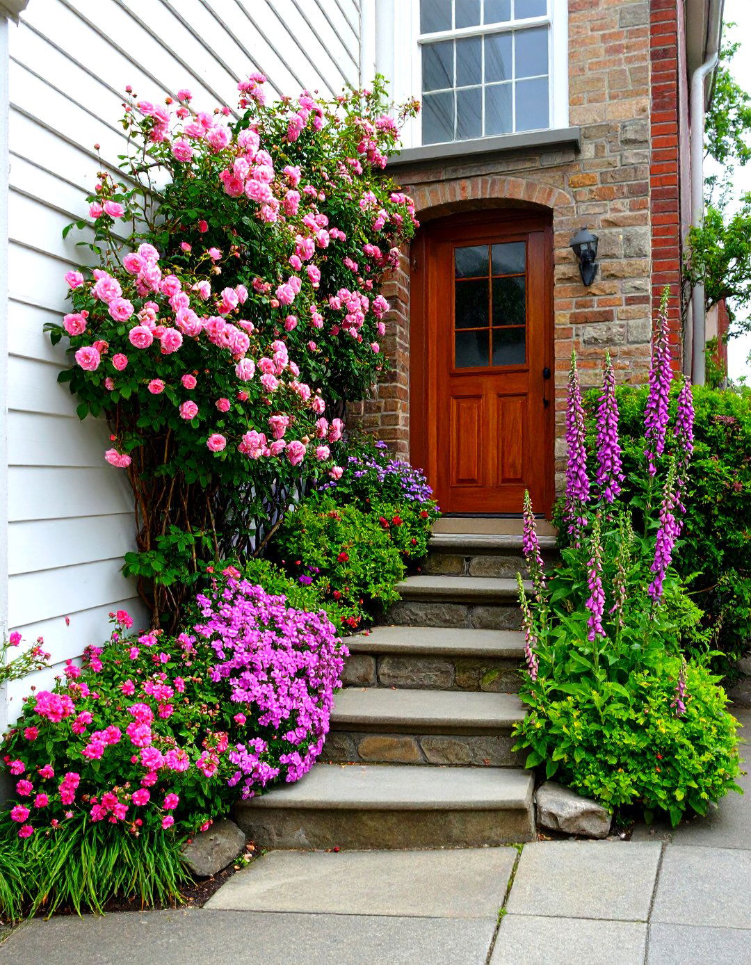 A Flower Bed for a Narrow Side Yard - 30 front yard flower bed ideas