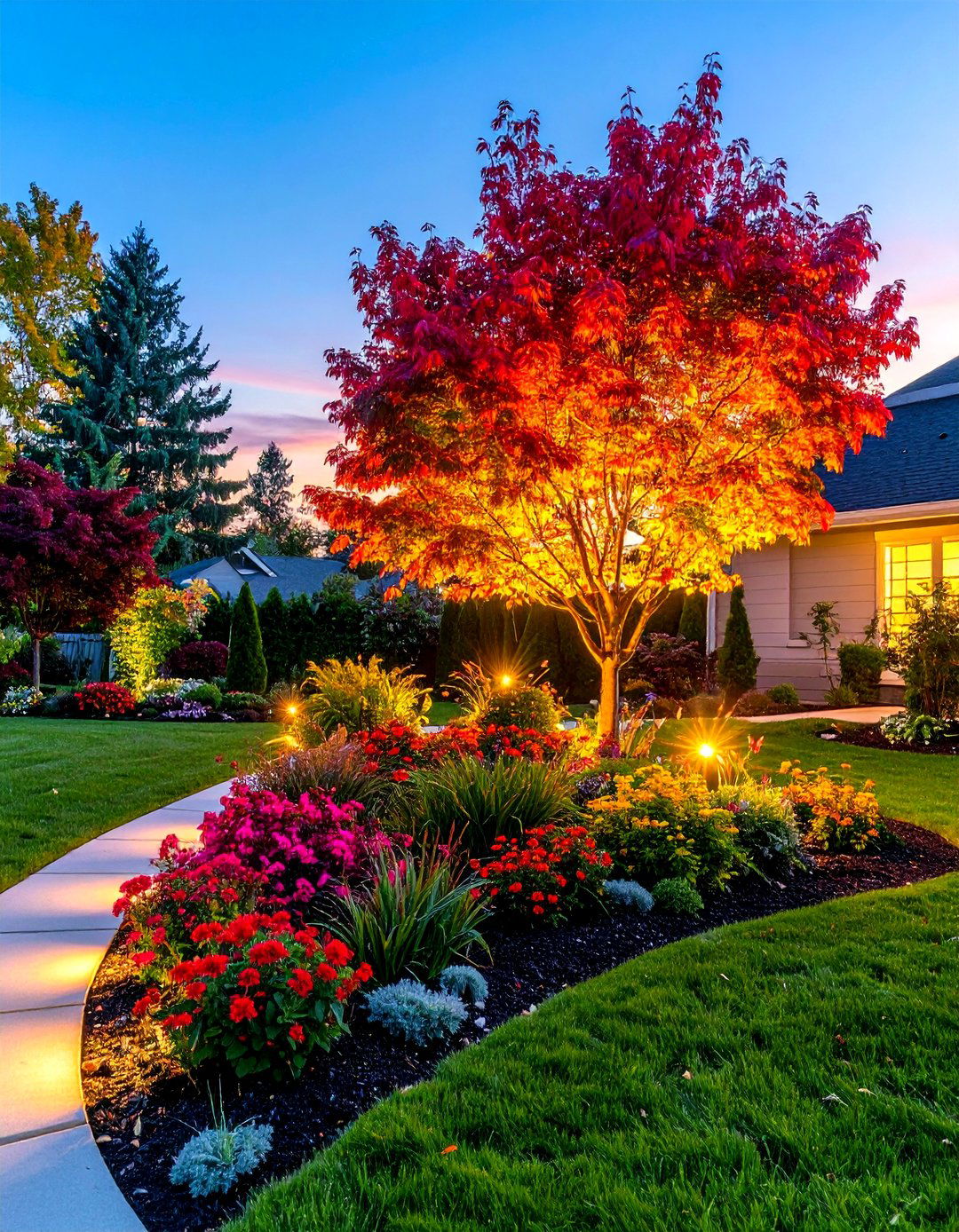 30 Front Yard Flower Bed Landscaping Ideas for Beauty