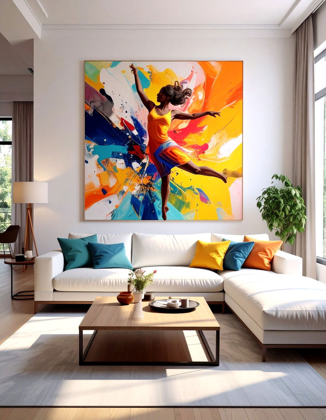 A Focus on Figurative Art - 30 living room art ideas