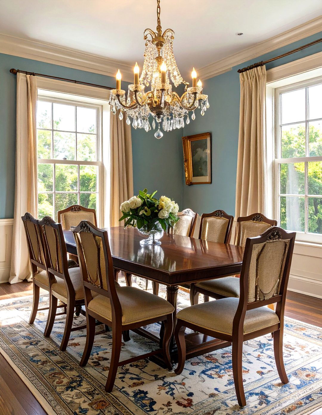 A Formal Dining Room with Federal Era Details - 30 american colonial interior design ideas