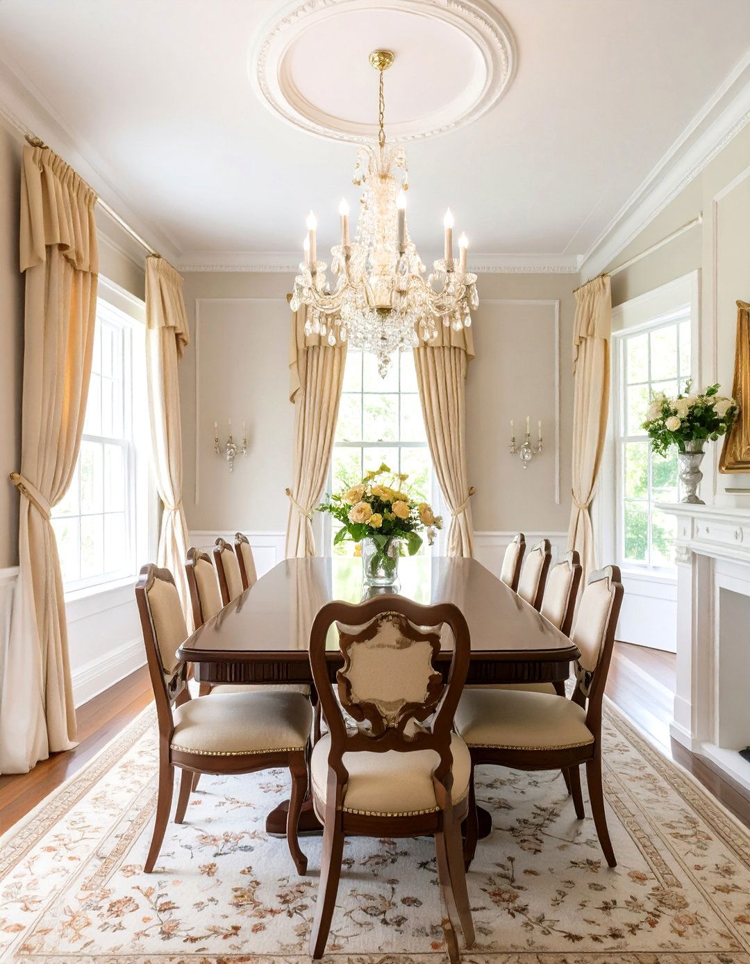 A Formal Federal Period Dining Room - 30 colonial interior design ideas