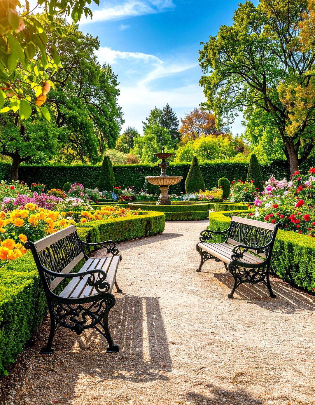 A Formal French Garden - 30 garden ideas for backyard