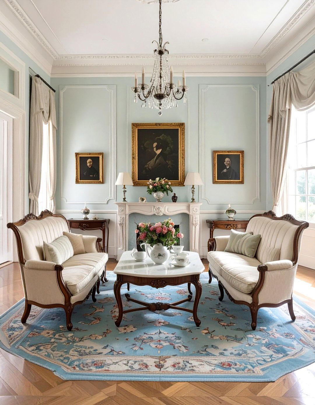 A Formal Parlor for Entertaining - 30 american colonial interior design ideas