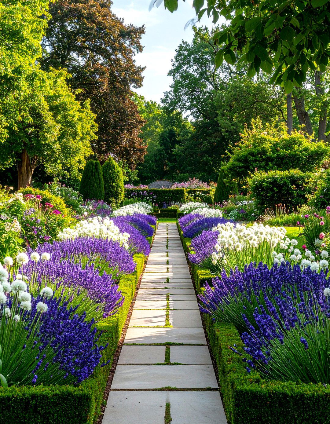 A Formal Perennial Garden Design - 30 perennial garden ideas