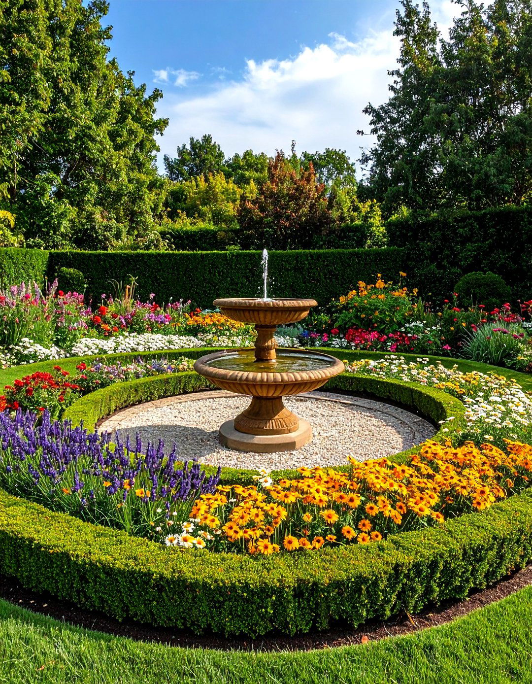 A Formal Symmetrical Butterfly Garden - 30 layout butterfly garden design plans ideas