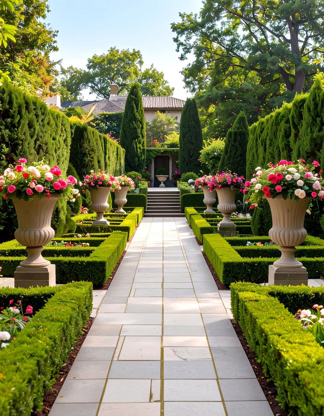 A Formal Symmetry Landscape Design - 30 free landscape design ideas