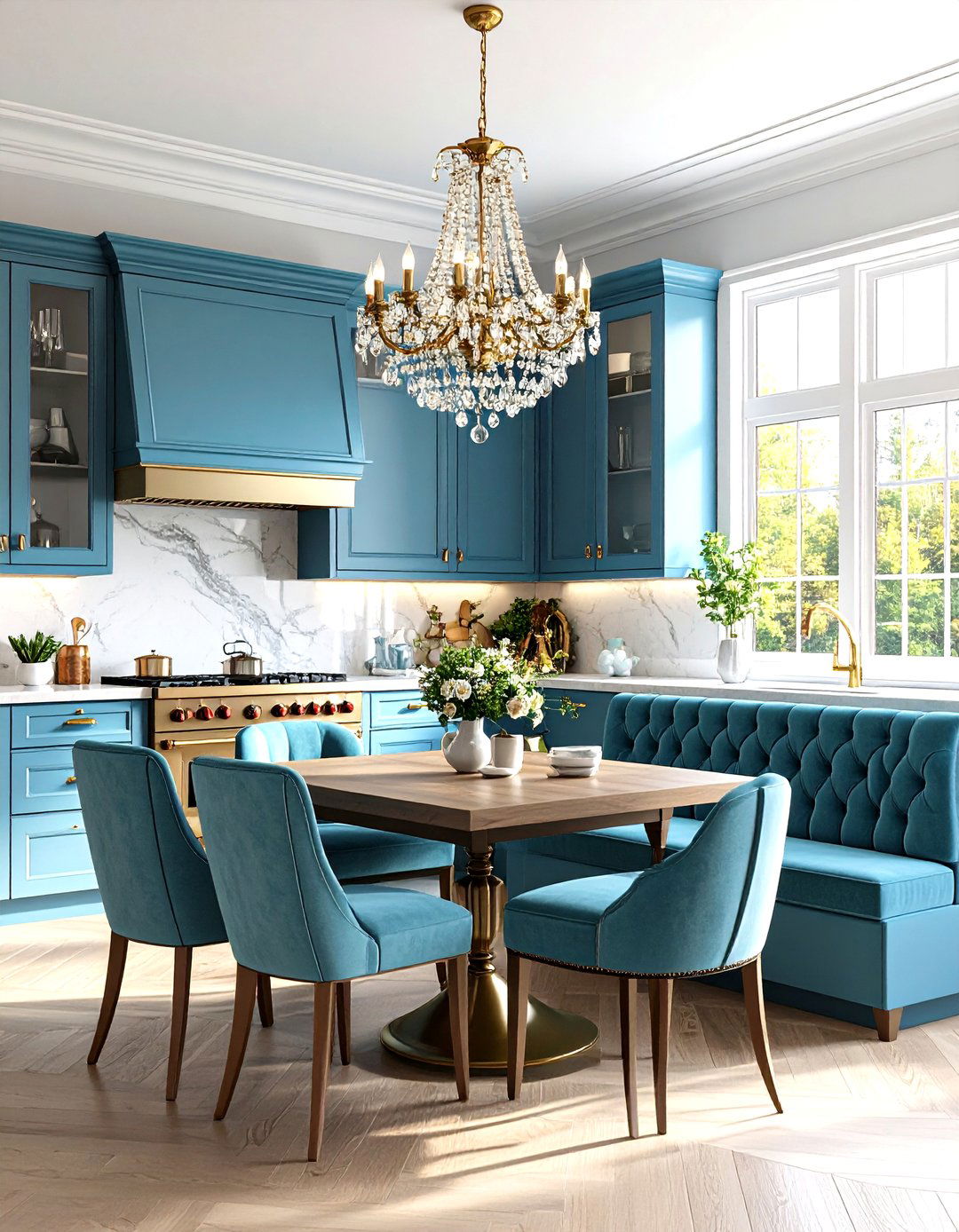 A Formal and Elegant Kitchen Nook - 30 kitchen nook ideas