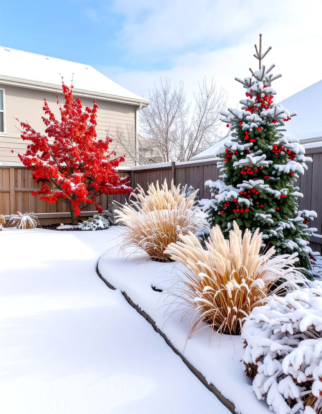 A Four Season Interest Landscape Design - 30 free landscape design ideas