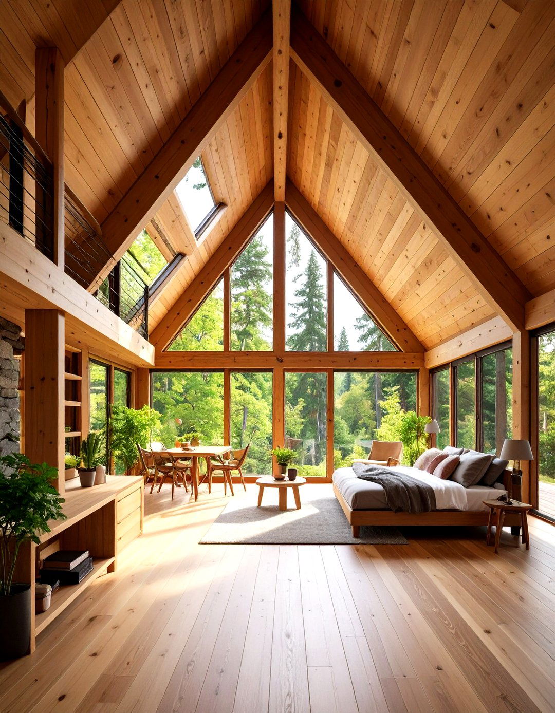 A Frame Forest Hideaway - 30 little john home design ideas