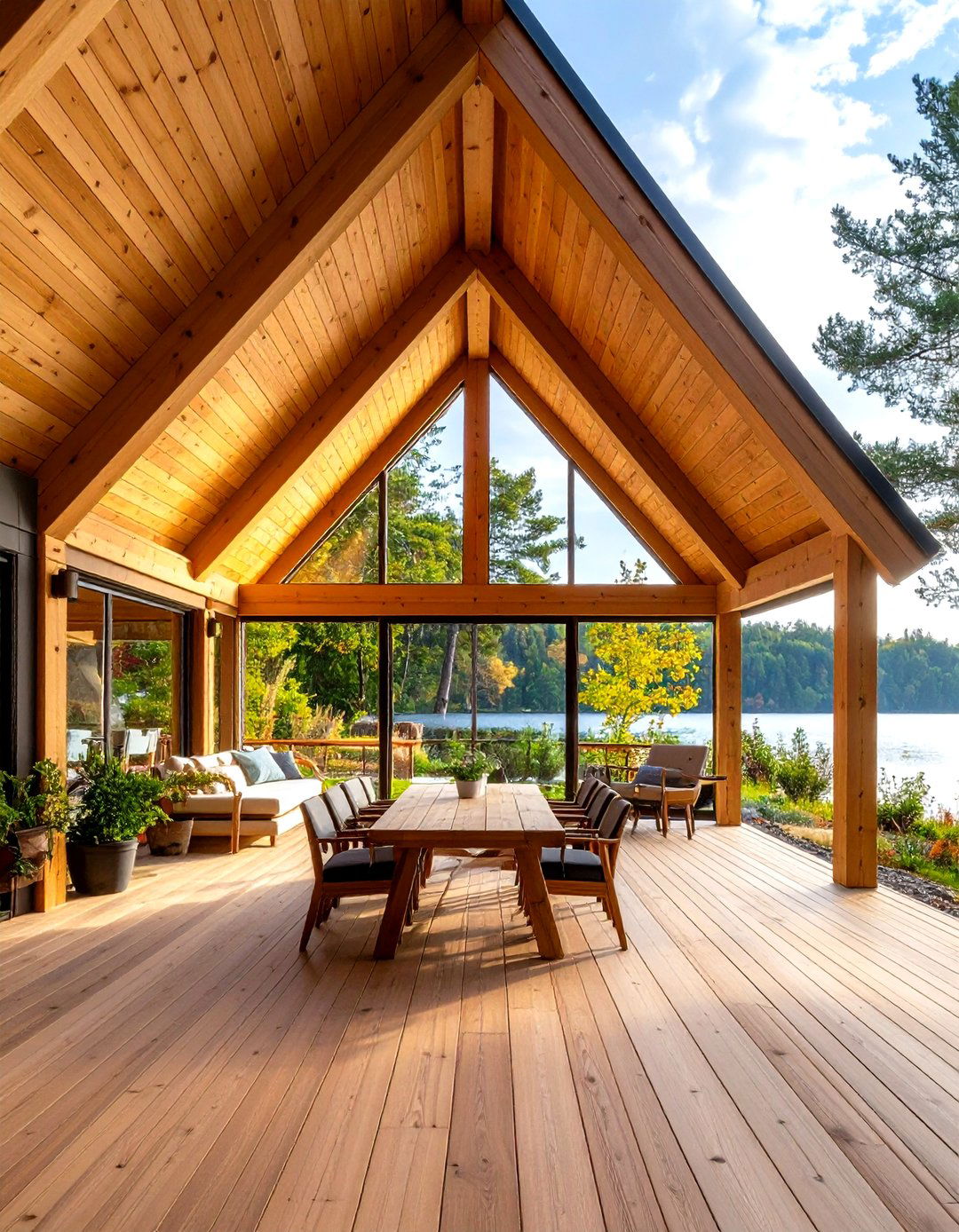 A Frame Roof Patio Enclosure - 30 patio enclosures ideas