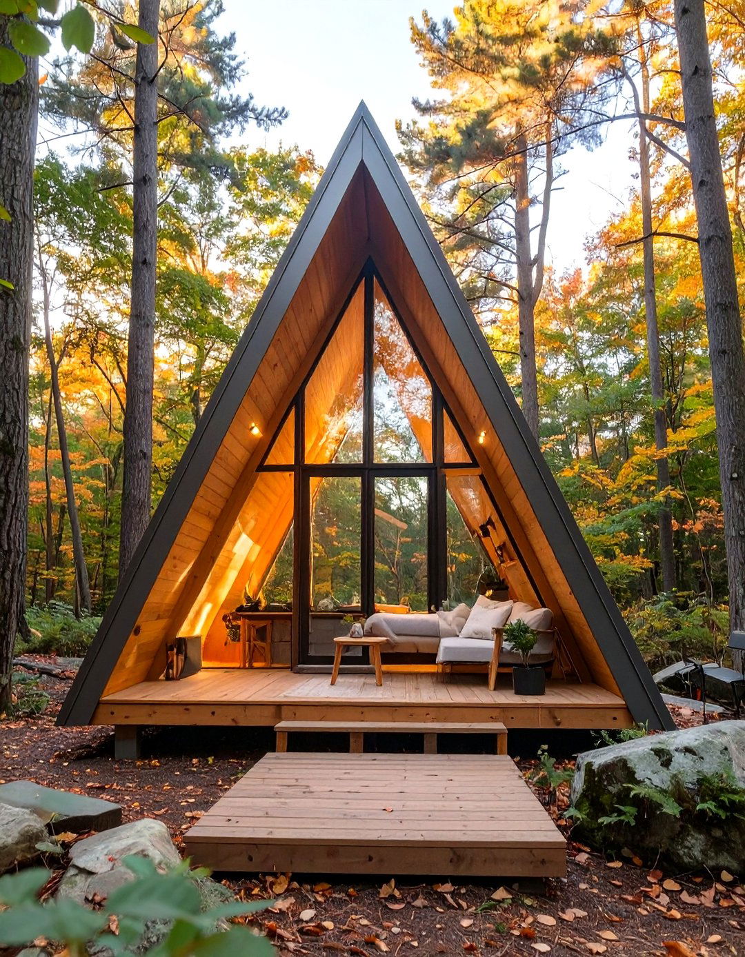 A Frame Tiny House Design Plan - 30 tiny house design plans ideas