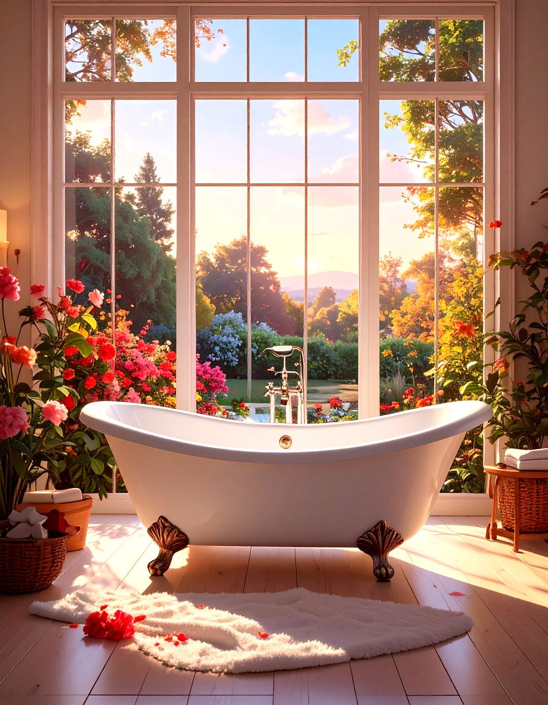 A Freestanding Bathtub as a Focal Point - 30 timeless interior design ideas