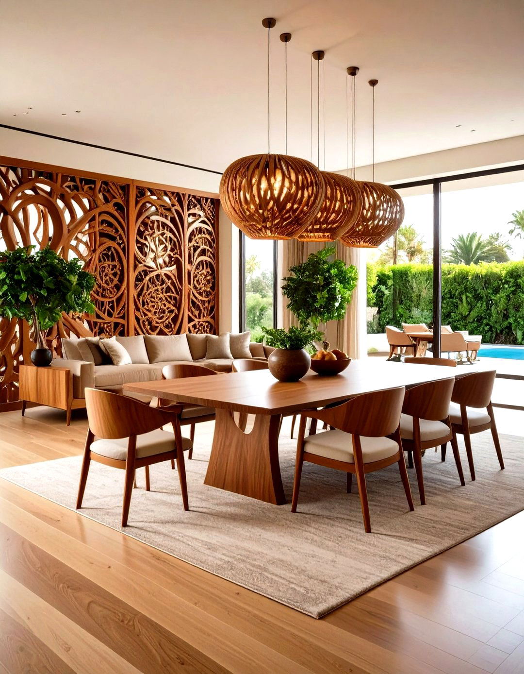 A Freestanding Sculptural Room Divider - 30 emphasis interior design ideas