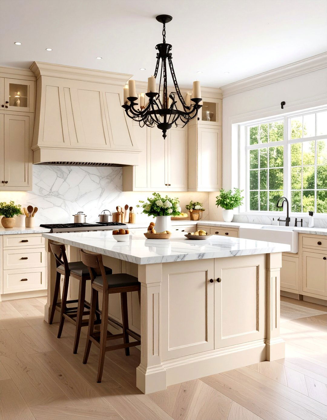 A French Country Kitchen Island - 30 kitchen island decorating ideas