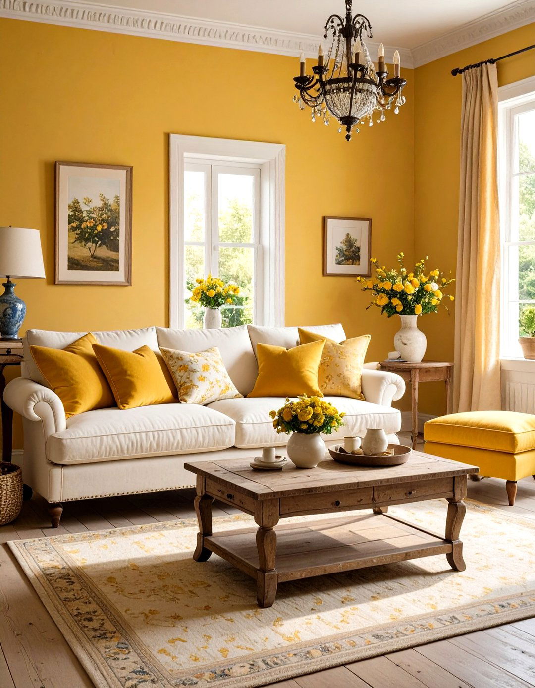 A French Country Living Room - 30 design my living room ideas