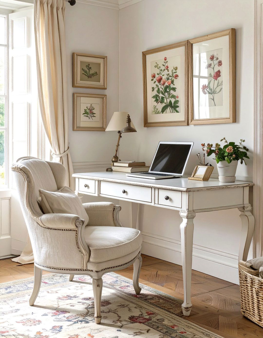 A French Country Provincial Office - 30 at home office ideas