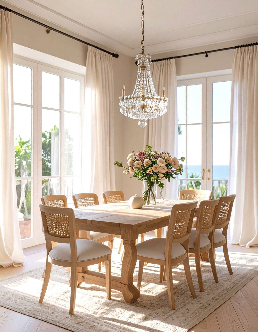 A French Riviera Dining Room - 30 mediterranean interior design ideas