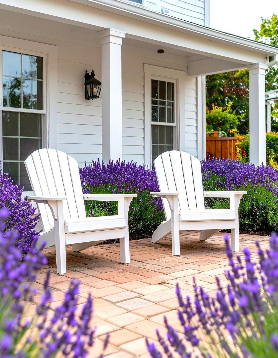 A Front Yard Focused on Outdoor Seating - 30 landscaping ideas for front yard