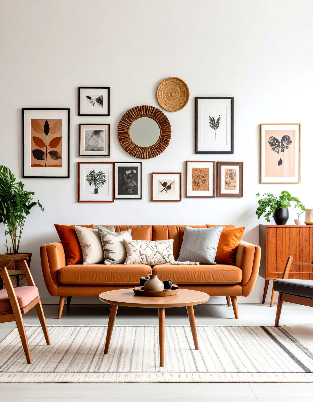 A Gallery Wall of Mixed Media - 30 room decor inspo ideas