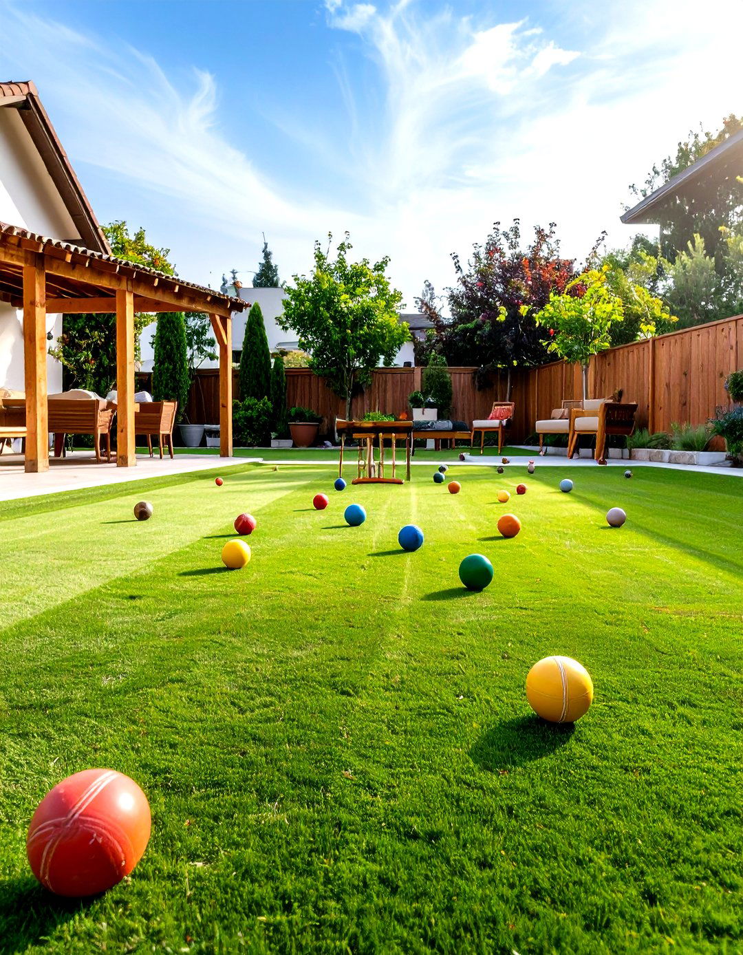 A Game Lawn for Outdoor Activities - 30 outdoor space ideas