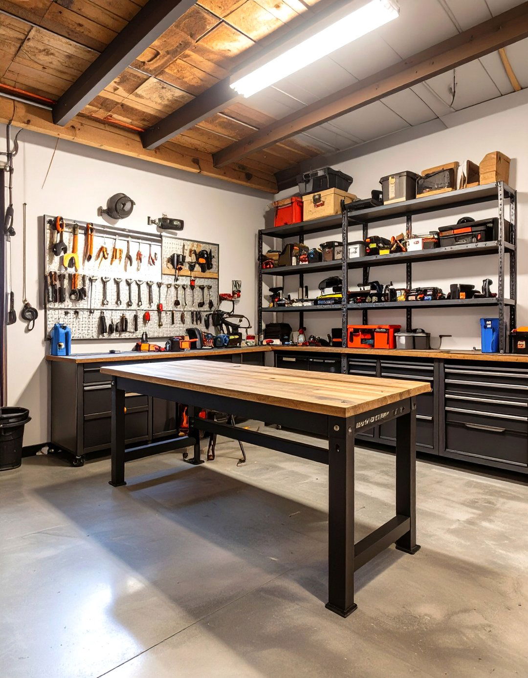A Garage Workshop Home Office - 30 at home office ideas
