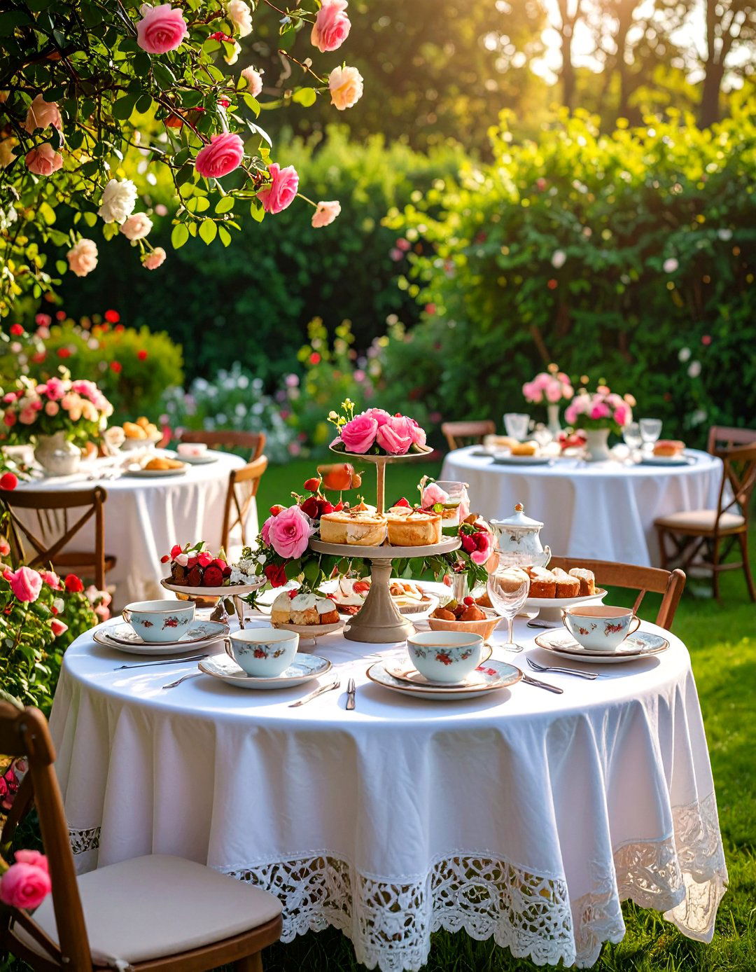 A Garden Tea Party - 30 backyard birthday party ideas
