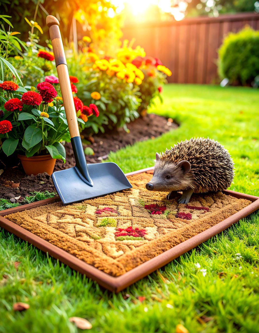 A Garden Themed Outdoor Doormat and Boot Scraper - 30 garden gift ideas
