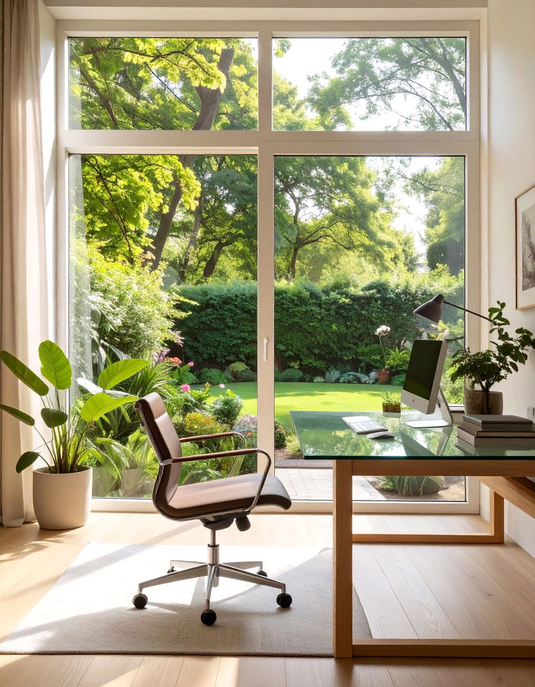 A Garden View Home Office - 30 at home office ideas