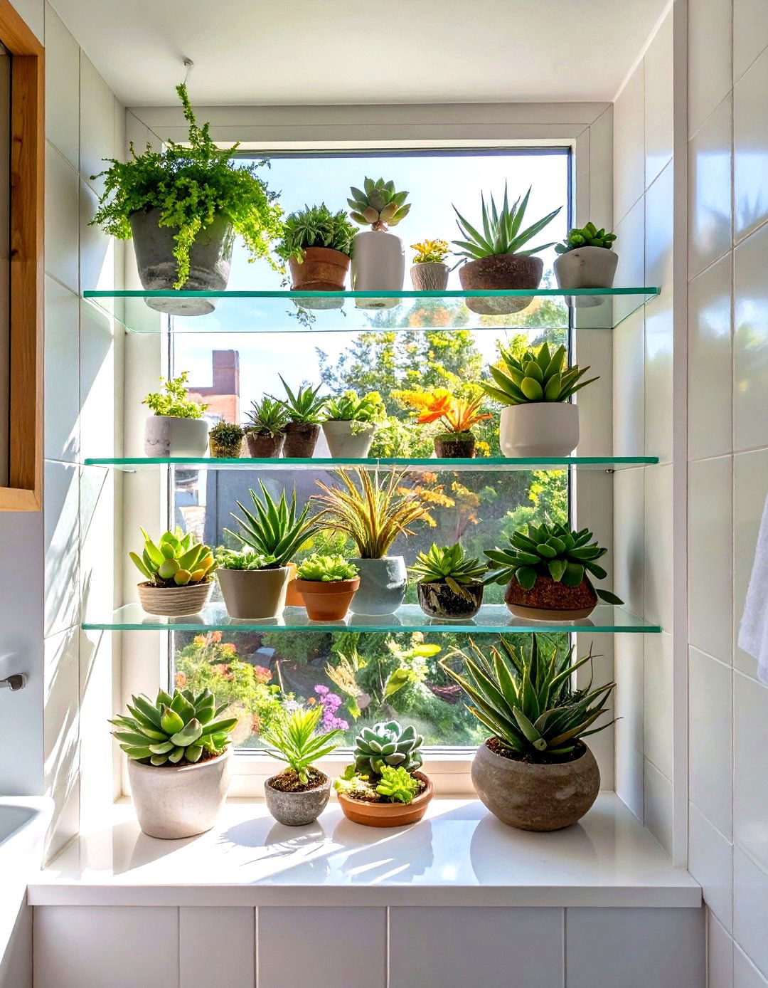 A Garden Window for a Small Bathroom - 30 small bathroom window ideas