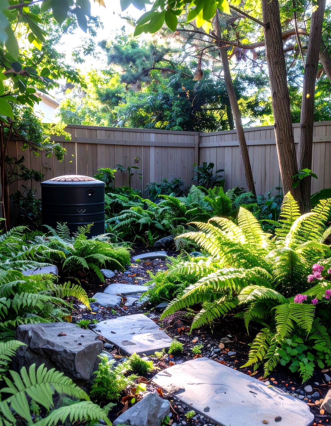 A Garden of Ferns for Shady Areas - 30 septic tank landscaping ideas