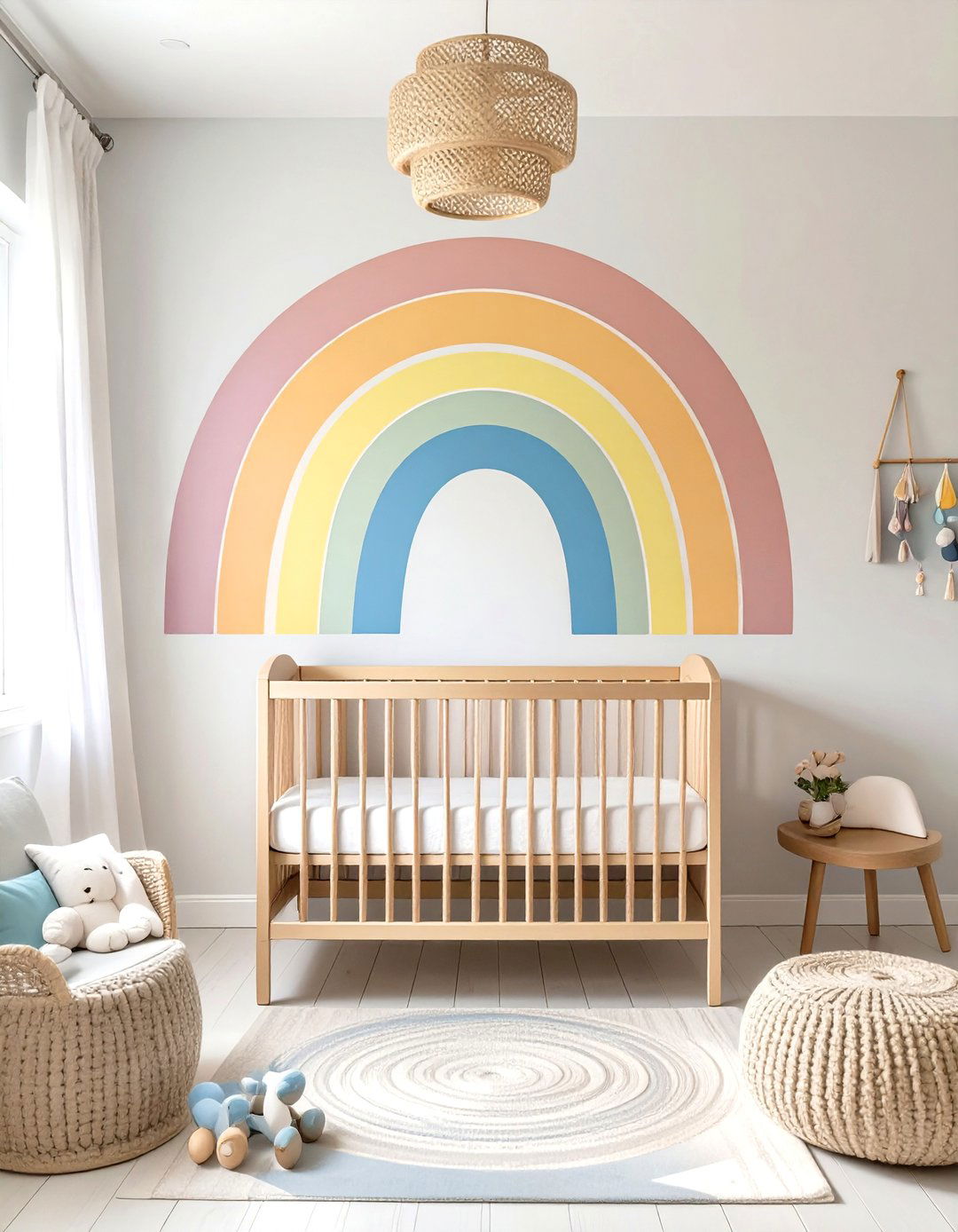 A Gender Neutral Rainbow Nursery - 30 nursery theme ideas